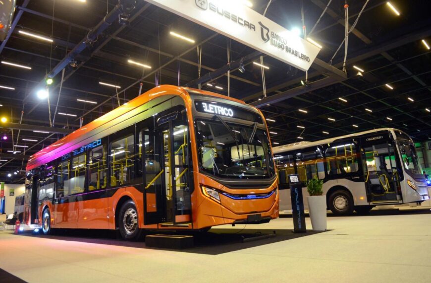 Internacional: Caio apresenta modelo de ônibus elétrico para empresa do Uruguai