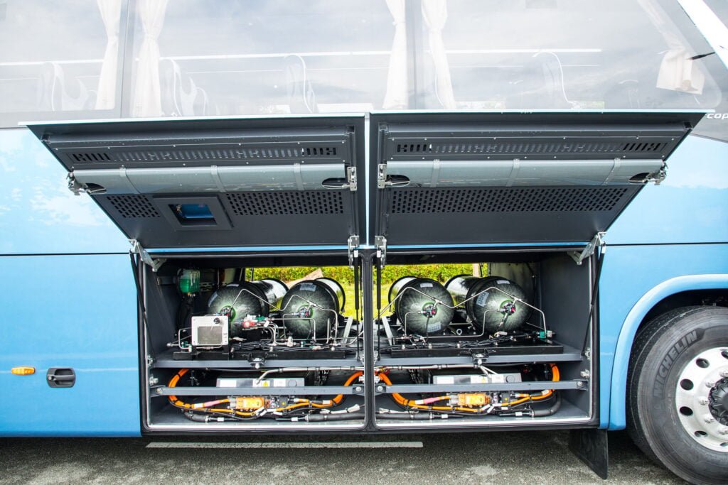 Marcopolo assina convênio com a USP para recuperar ônibus movido a hidrogênio 2 15092022 Marcopolo IAA Hanover 2022 5 Secco