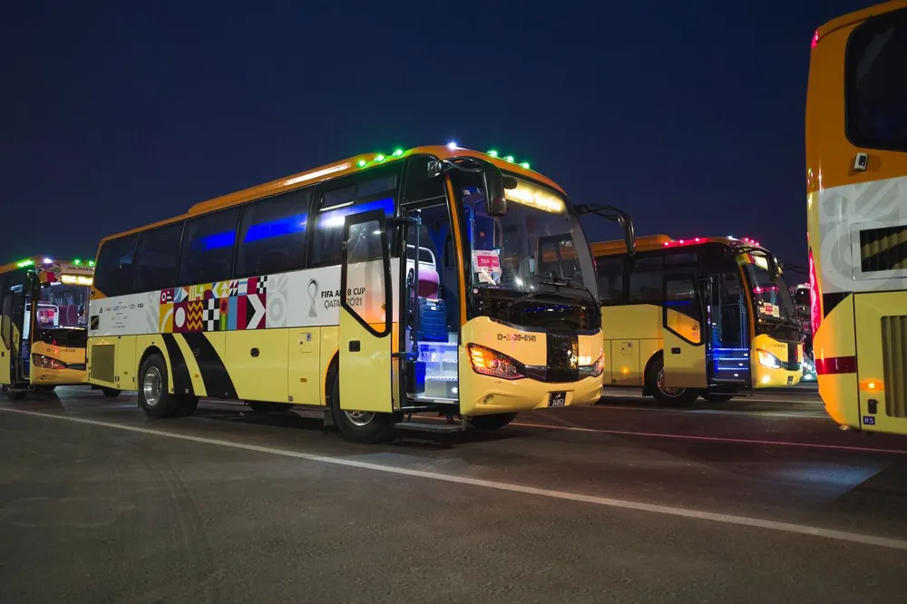 Catar garante transporte público gratuito na Copa do Mundo 8 onibus copa mundo GE