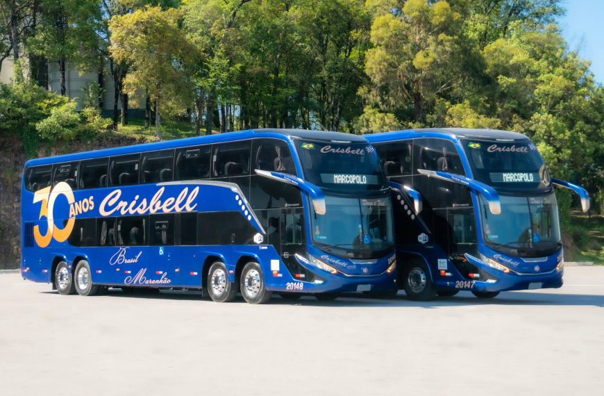 MA: Crisbell renova frota com 10 novos ônibus Marcopolo