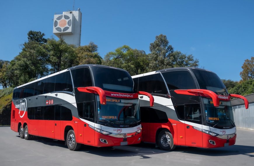 Internacional: Operadora Buses JM, do Chile, adquire 15 ônibus Paradiso New G7 1800 DD da Marcopolo