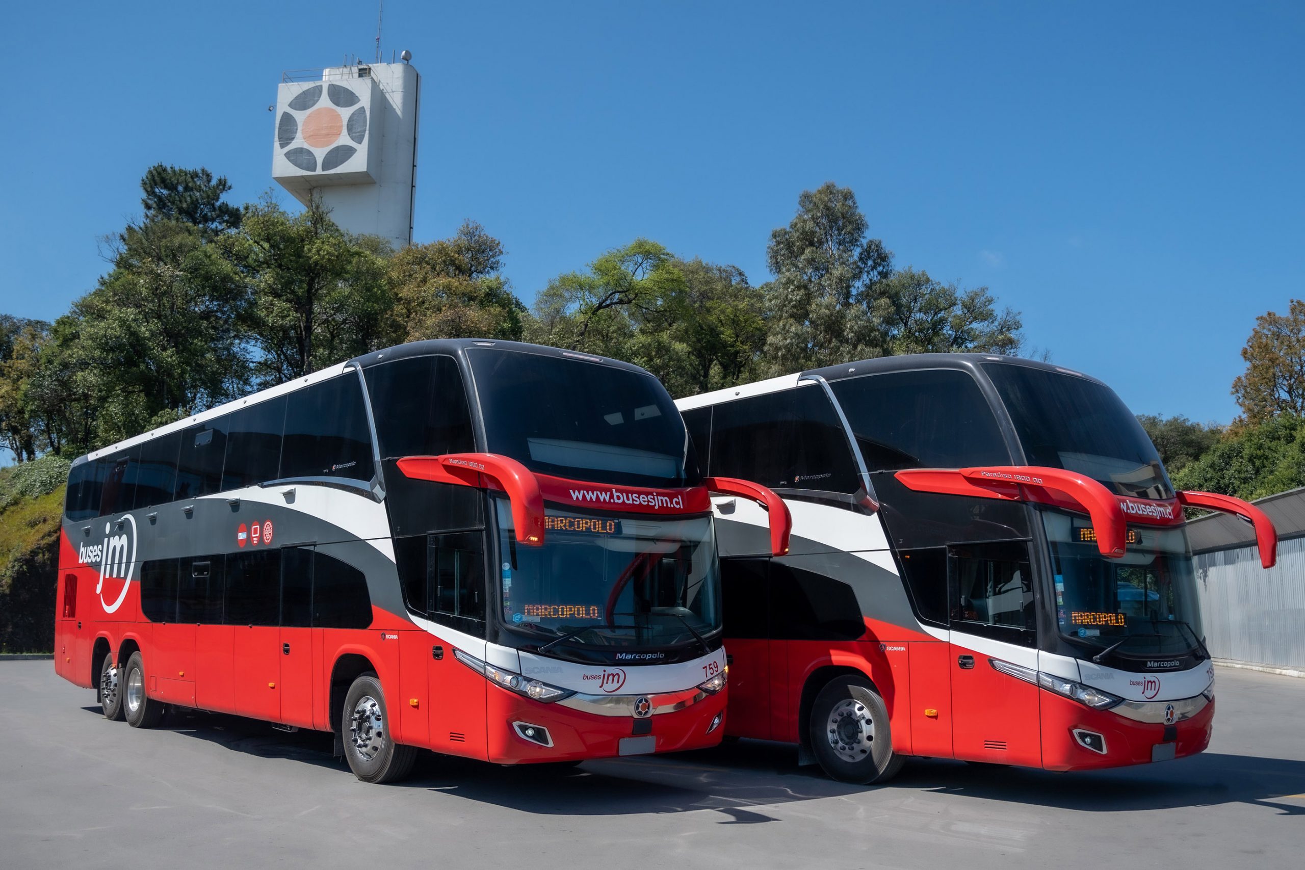 Internacional: Operadora Buses JM, do Chile, adquire 15 ônibus Paradiso New G7 1800 DD da Marcopolo