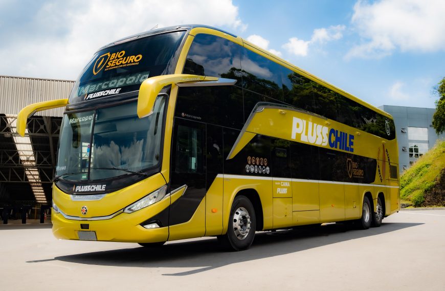 Internacional: Em mais uma venda para o Chile, Marcopolo fornece mais 7 ônibus novos para a Buses Pluss Chile