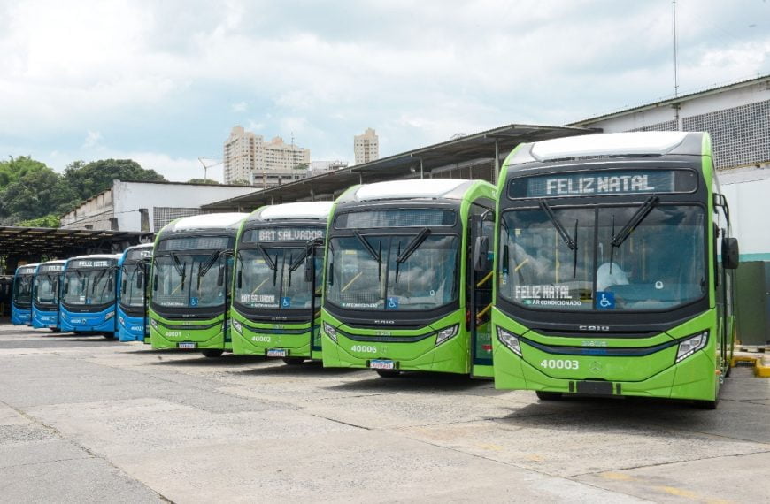 BA: Sistema BRT de Salvador recebe novos ônibus e passa a ter terminal de carga para elétricos