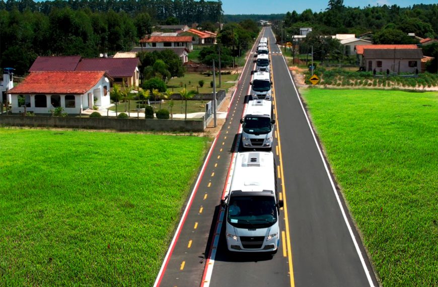 SC: Volare fornece novos micro-ônibus para a cidade de Jaguaruna