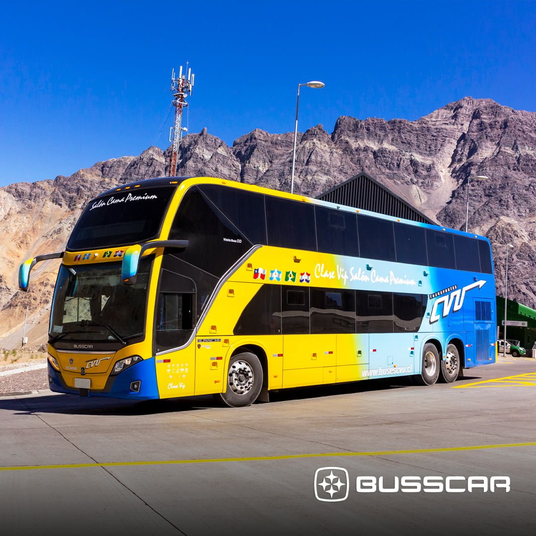 Internacional: No Chile, Busscar entrega 20 Vissta Buss DD à Transporte CVU