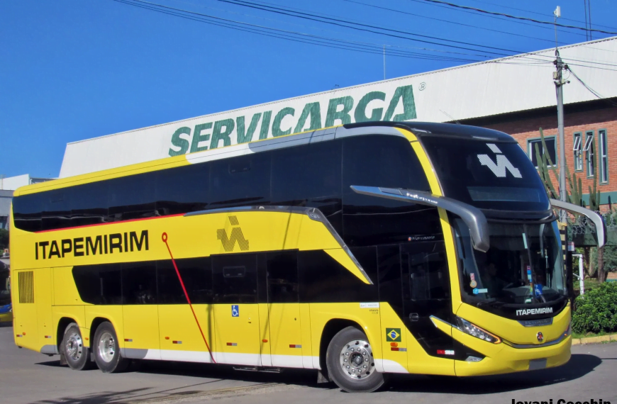 Itapemirim segue ampliando a sua frota de veículos da linha G8 da Marcopolo