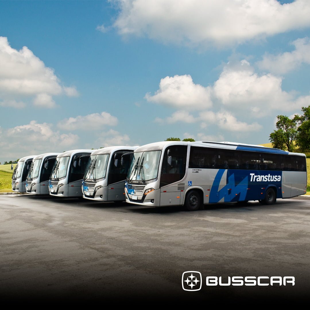 SC: Transtusa recebe cinco novos ônibus El Buss 320L da Busscar