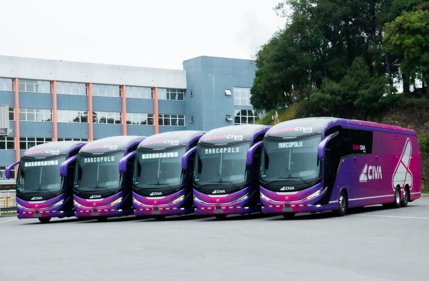 Internacional: CIVA, do Peru, adquire novos ônibus Marcopolo Paradiso G8 1350