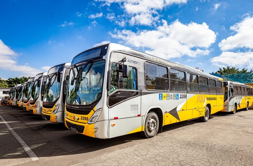 SP: 41 ônibus Iveco zero KM são entregues em Indaiatuba