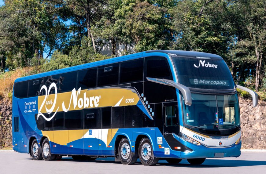 Nobre Transporte e Turismo, de Goiás, renova frota com ônibus Marcopolo Geração 8