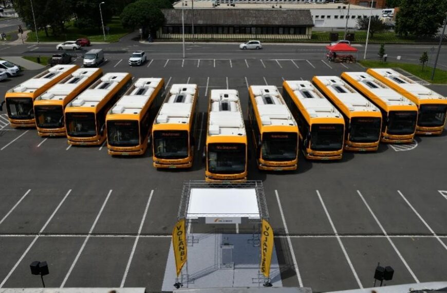 Ônibus elétricos BYD começam a circular em Zalaegerszeg, na Hungria