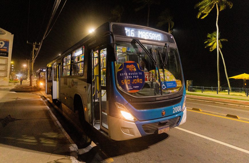 AL: São João de Maceió terá ônibus grátis para cinco polos