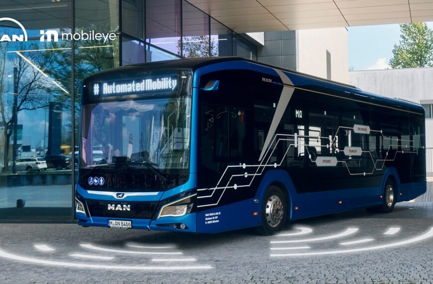 Internacional: MAN se une à Mobileye para projeto de ônibus autônomo