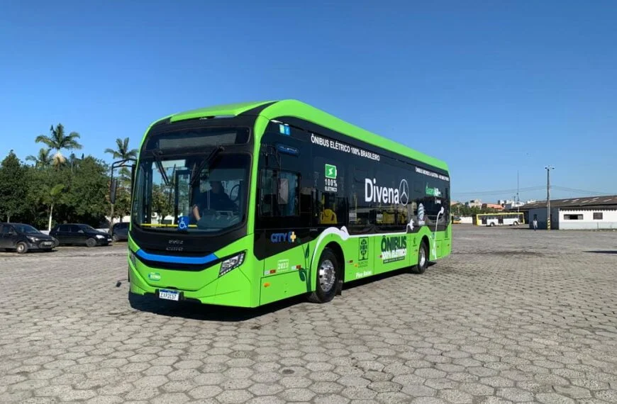 Brasil terá fundo inédito de 80 milhões de euros para financiar ônibus elétricos