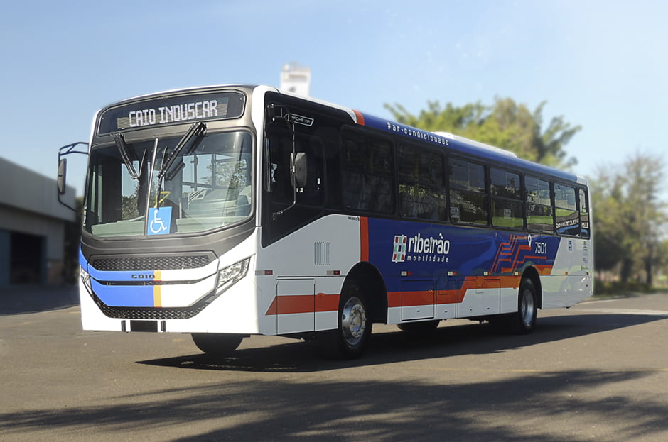 SP: Caio Induscar entrega 150 ônibus novos para a Transcorp, de Ribeirão Preto 2 site materia transcorpvisita 2023 Caio