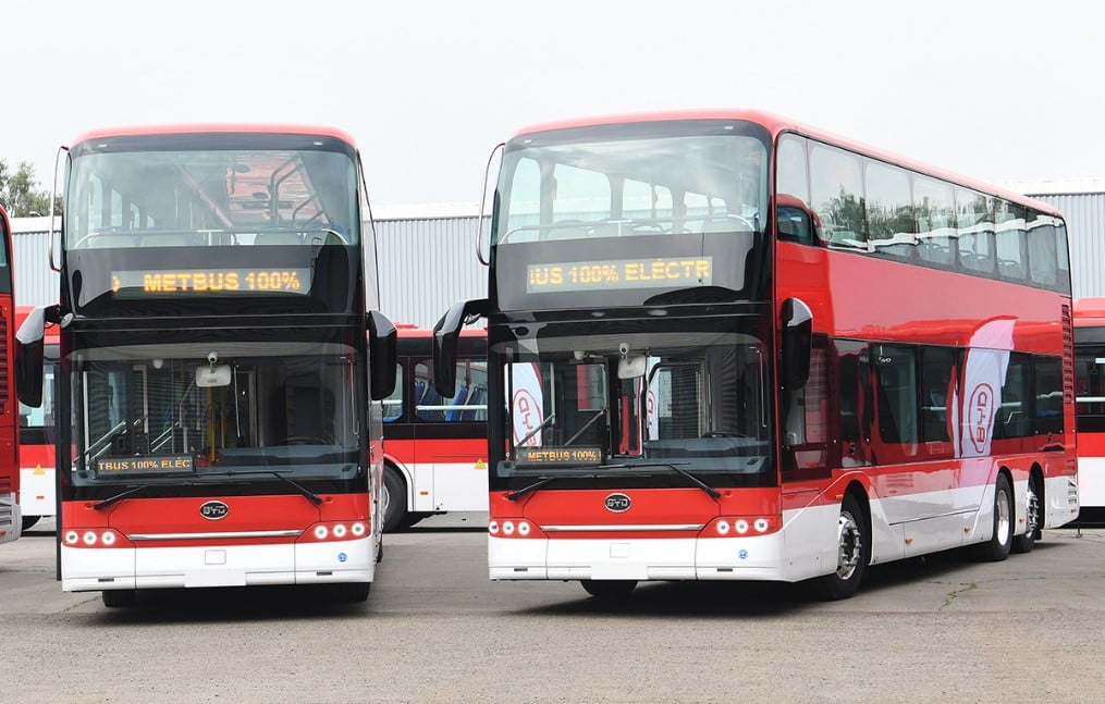 Internacional: Primeiros ônibus elétricos de dois andares da BYD chegam ao Chile, os únicos no continente 2 Chile 1 BYD
