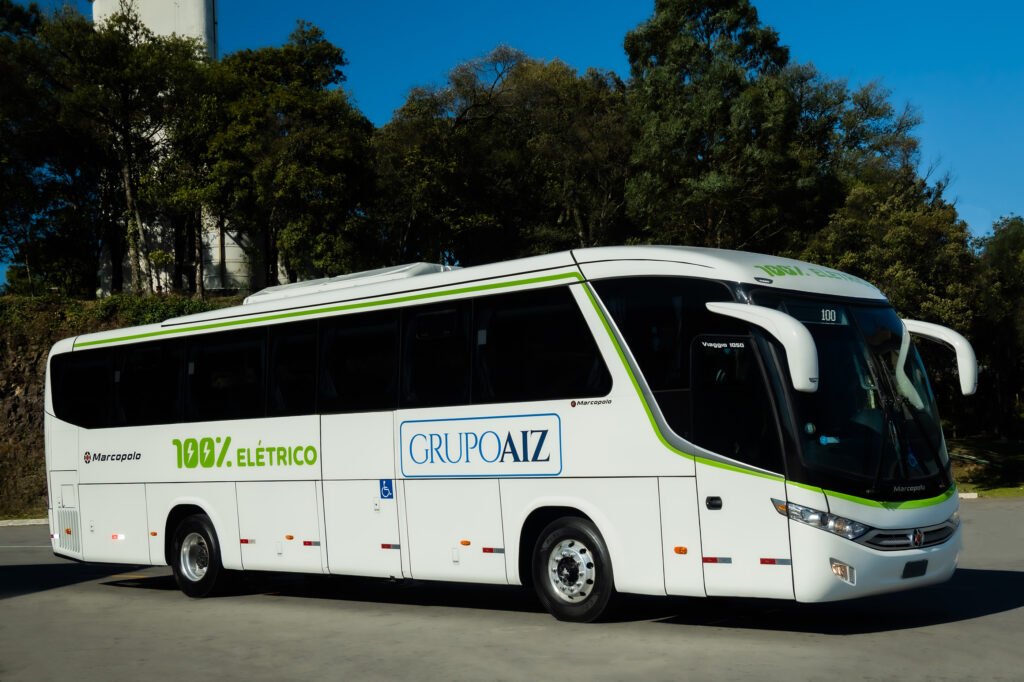 Marcopolo fornece Viaggio 1050 100% elétrico para fretamento no Paraná 2 Divulgacao Marcopolo