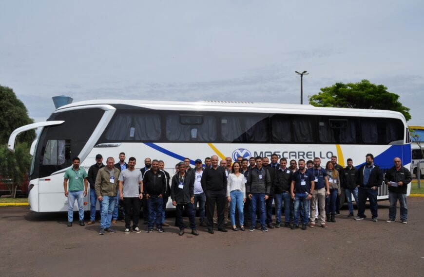PR: Mascarello faz capacitação para entrega técnica de ônibus novos