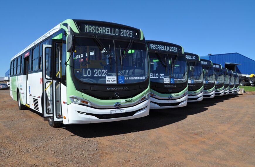 AM: Líder, empresa de Manaus, renova frota com ônibus Mascarello zero KM