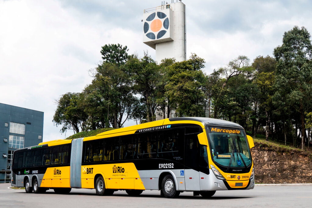 Prefeitura do Rio de Janeiro adquire 50 novos ônibus articulados para reforçar o BRT 8 10102023 MarcopoloSistema BRT do RJ 1 Secco