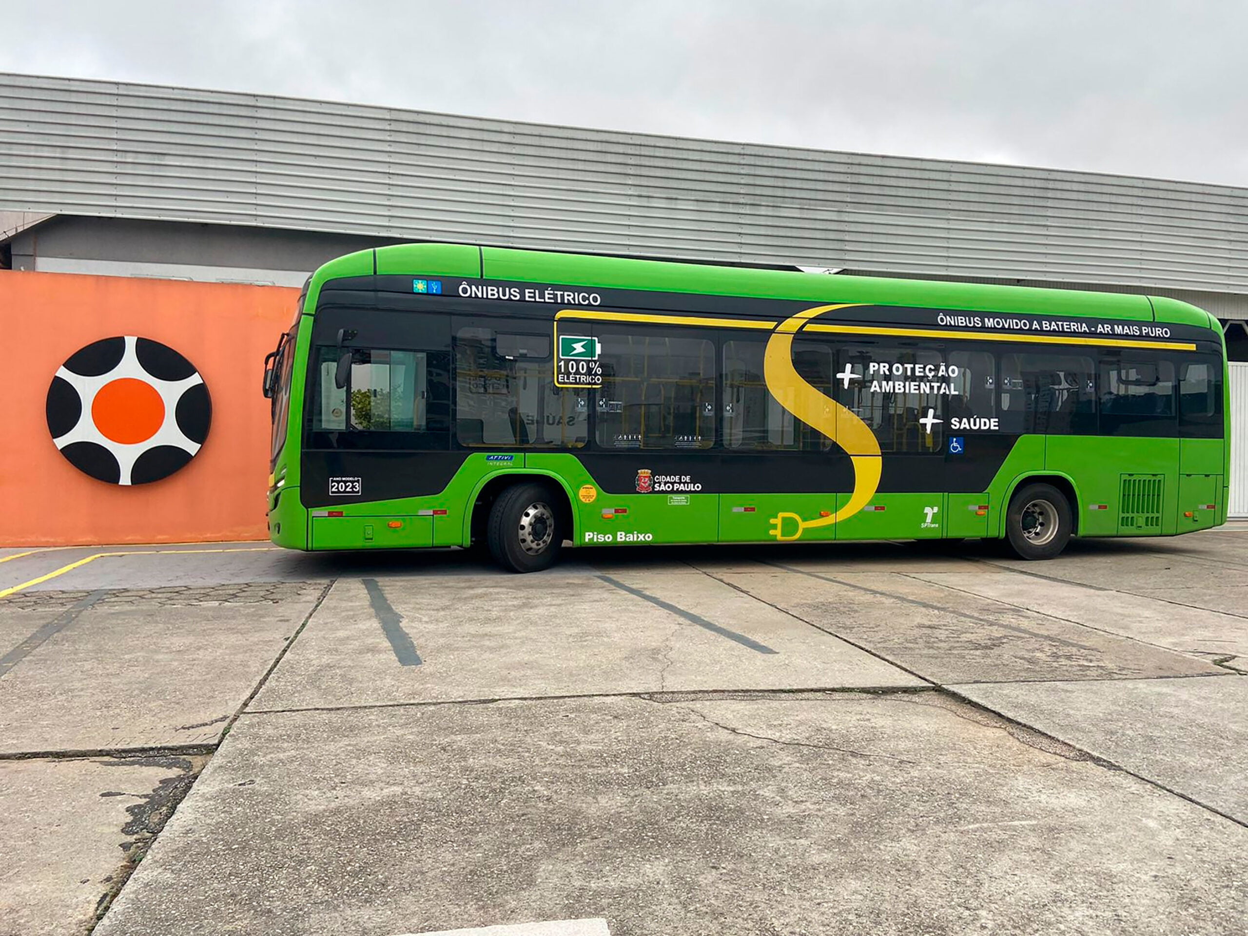 Ônibus 100% elétrico Attivi Integral, da Marcopolo, é destaque na Arena ANTP 2023