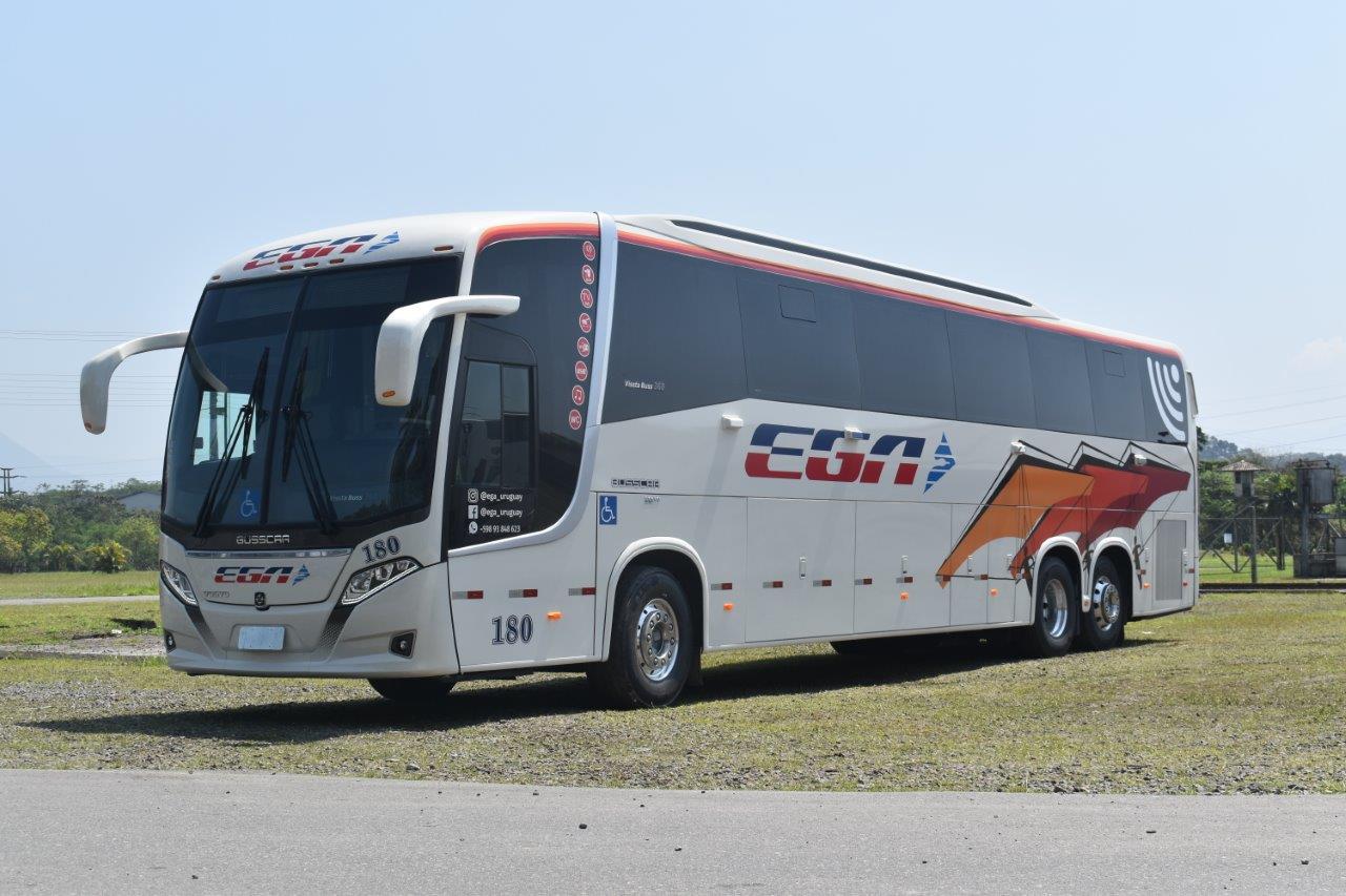 Internacional: Busscar entrega 11 ônibus para Grupo EGA, do Uruguai