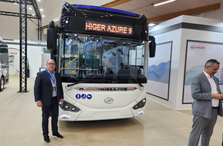 Higer Bus anuncia vinda do Azure 9 para o Brasil
