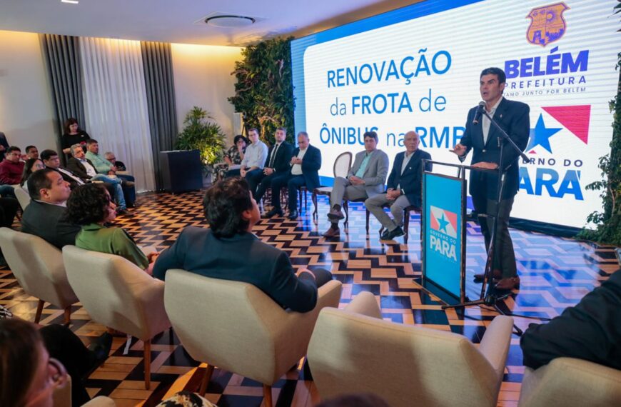Pará firma parceria para adquirir 300 novos ônibus climatizados e com internet gratuita