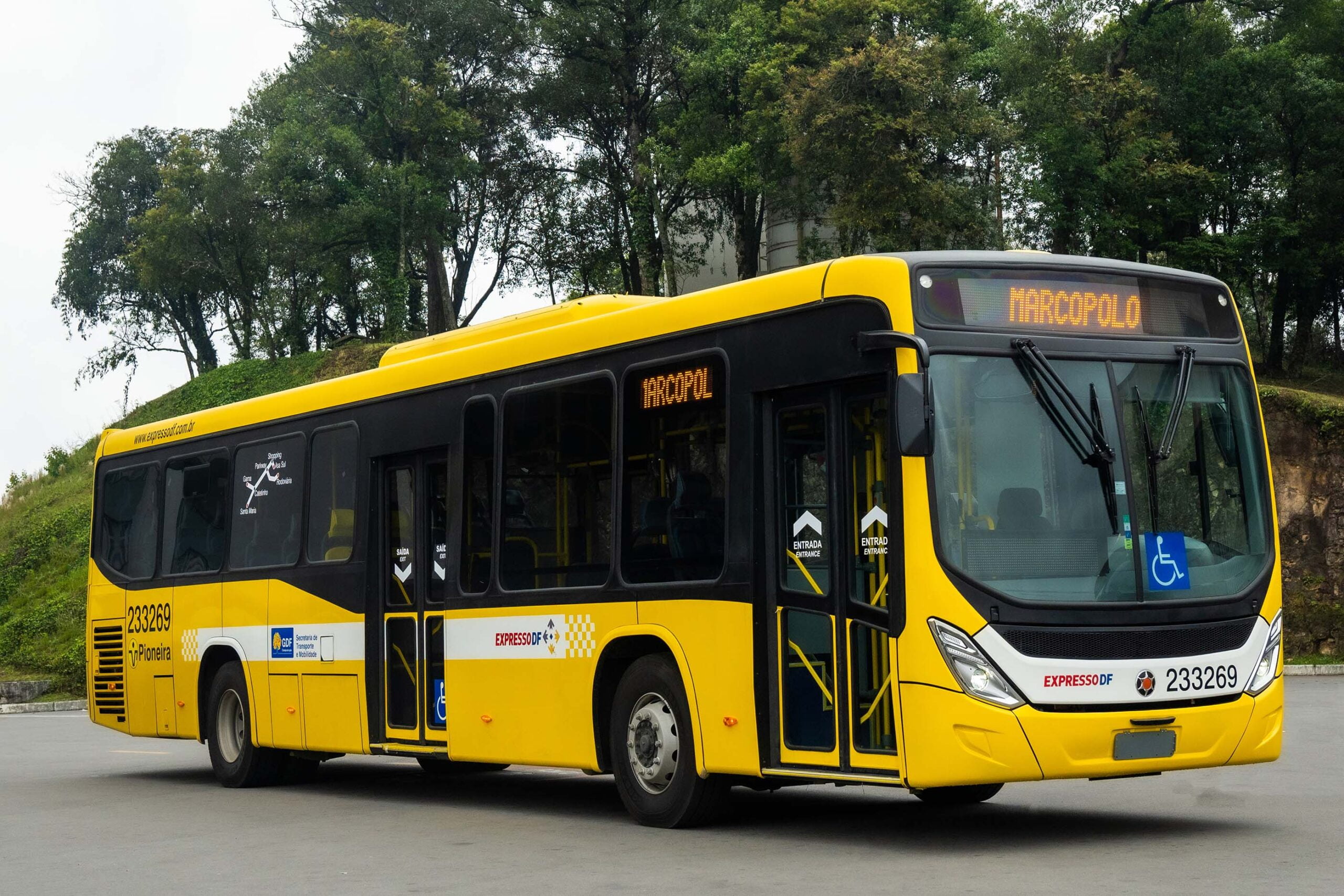 DF: Marcopolo inicia entrega de lote de 195 ônibus urbanos Torino para Viação Pioneira