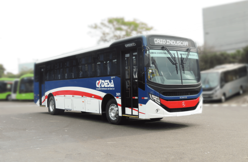 Internacional: Empresas do Uruguai recebem ônibus zero quilômetro da Caio Induscar