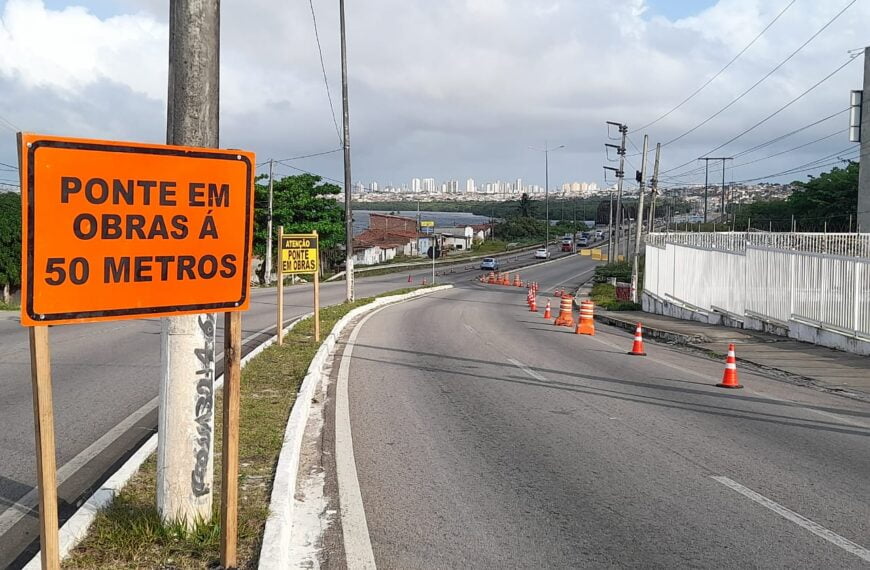 Natal: Interdição da Ponte de Igapó causa atrasos de até uma hora em linhas de ônibus