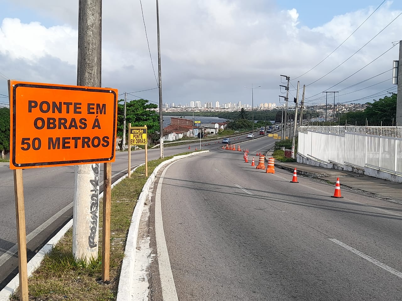 Natal: Interdição da Ponte de Igapó causa atrasos de até uma hora em linhas de ônibus