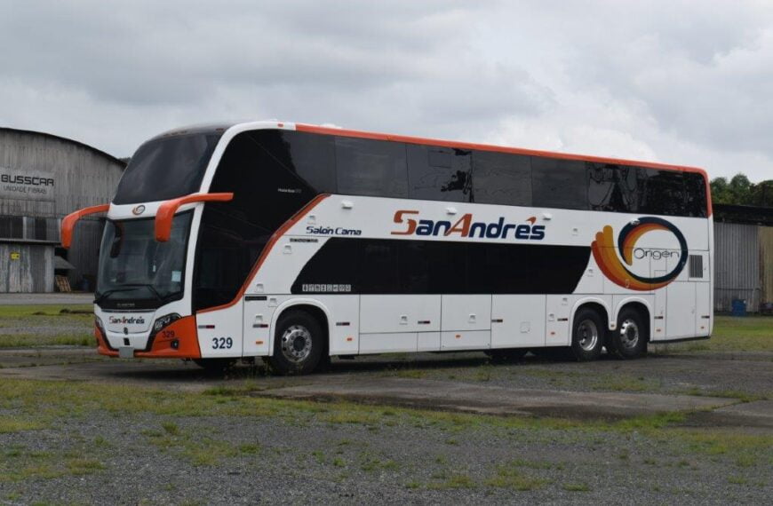 Internacional: Empresa chilena adquire sete ônibus Busscar zero quilômetro