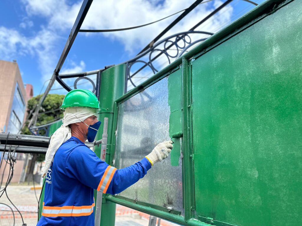 STTU recupera paradas de ônibus de vias com grande fluxo de passageiros em Natal 6 Divulgacao STTU