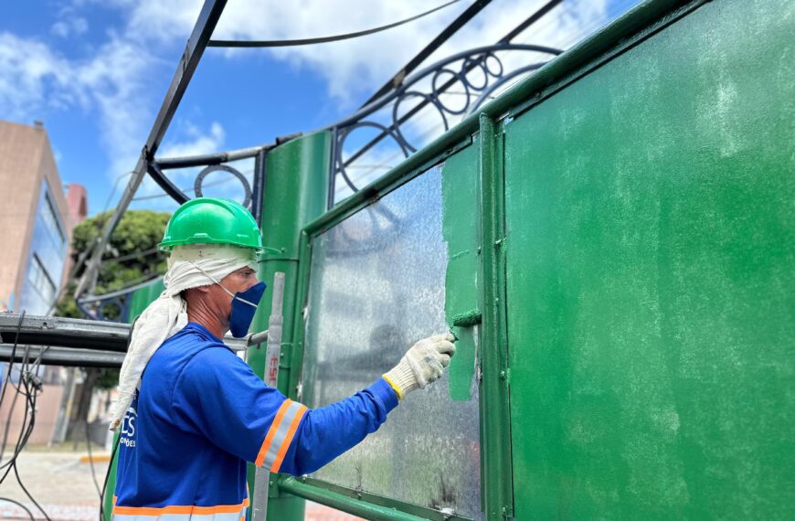 STTU recupera paradas de ônibus de vias com grande fluxo de passageiros em Natal