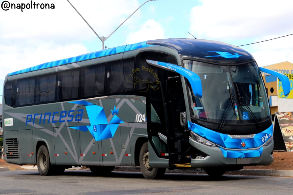 CE: Conheça os detalhes do novo Paradiso G8 da Viação Princesa 2 G8 Princesa 1 PBT