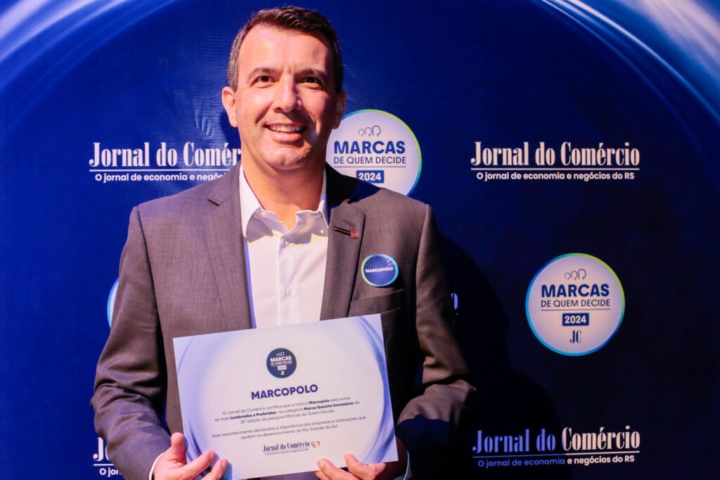 Marcopolo leva três prêmios no evento "Marcas de Quem Decide" 2 Marcopolo leva três prêmios no evento "Marcas de Quem Decide"