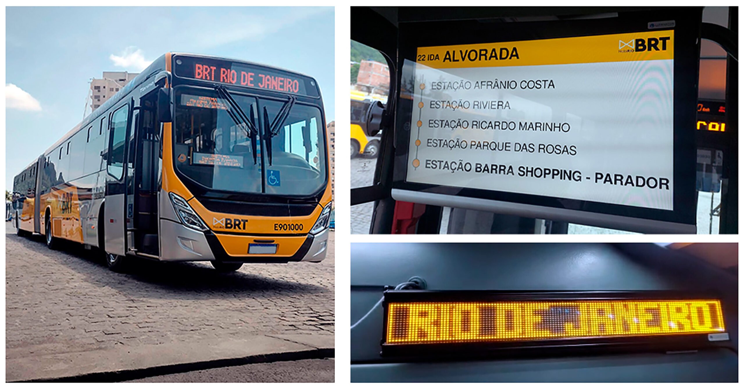 Nova tecnologia de informação ao passageiro chega aos ônibus do Rio de Janeiro e de Curitiba