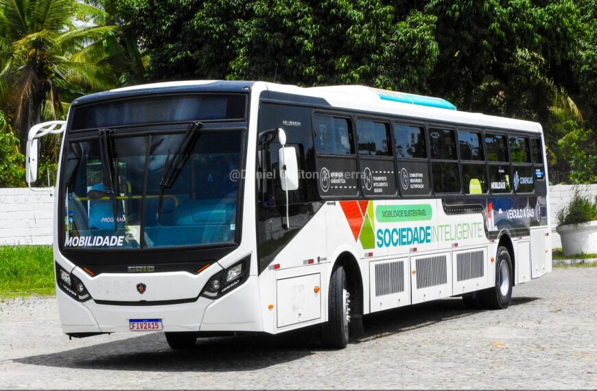 Teste com ônibus movido a gás natural chega a mais uma linha do grande Recife