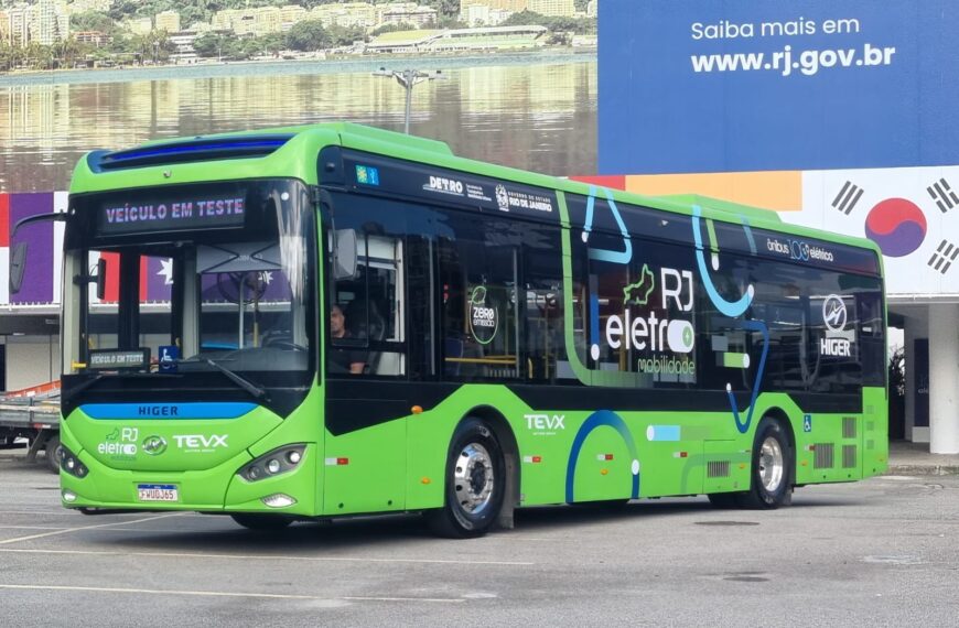 TEVX Higer apresenta tecnologia de ônibus elétrico em fórum de eletromobilidade no Rio de Janeiro
