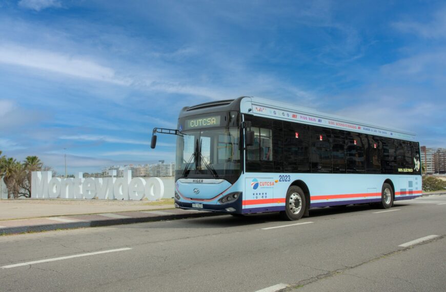 Higer Bus vence licitação para fornecimento de 100 ônibus elétricos no Uruguai