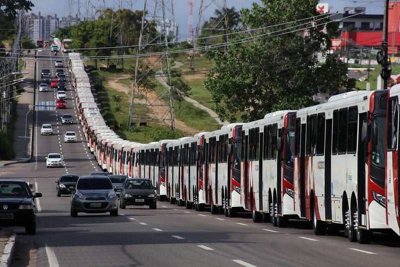 50 novos ônibus são entregues em Manaus 2 Entrega Onibus 1 Manaus
