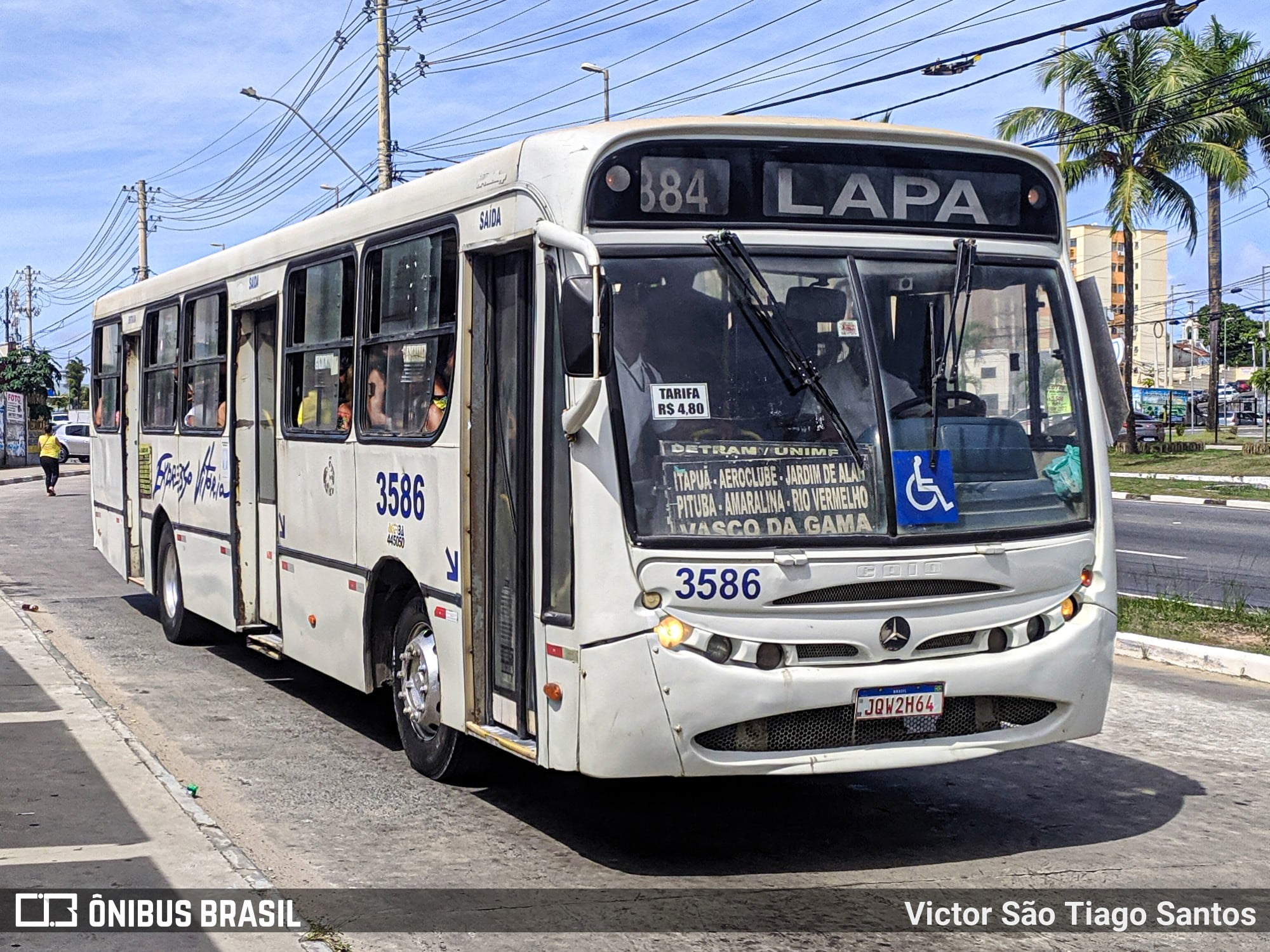 Alterações em duas linhas de ônibus da região metropolitana de Salvador entram em vigor hoje
