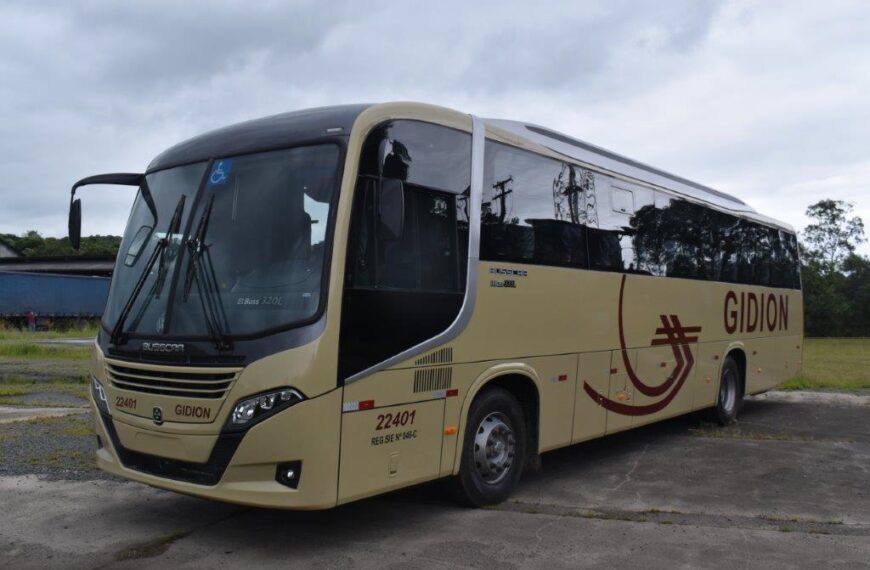 Gidion Transportes moderniza frota com 10 novos ônibus Busscar