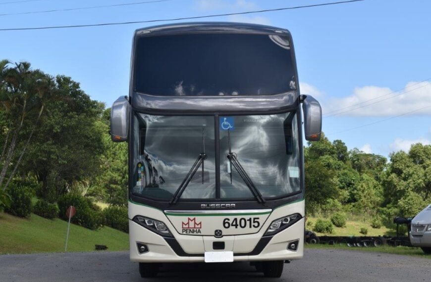 Nossa Senhora da Penha volta a ter ônibus Volvo após 16 anos