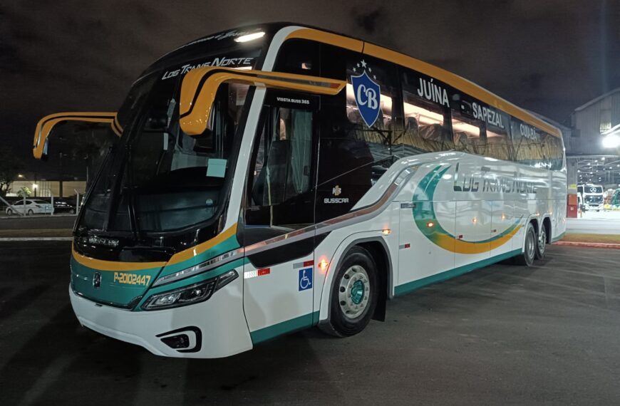 Pevidor Transportes adquire novo ônibus fabricado pela Busscar