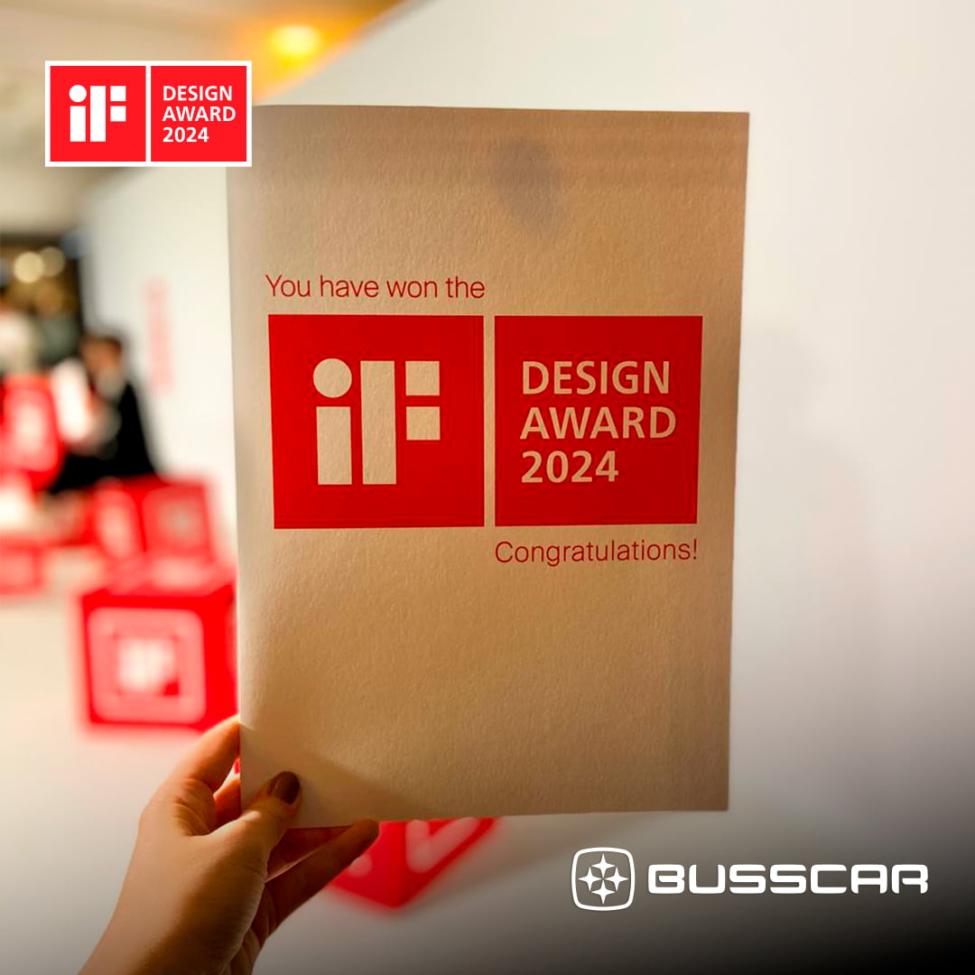 Busscar recebe prêmio internacional de design em Berlim