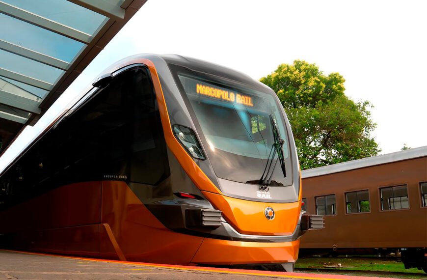 Marcopolo Rail apresenta novo veículo ferroviário híbrido