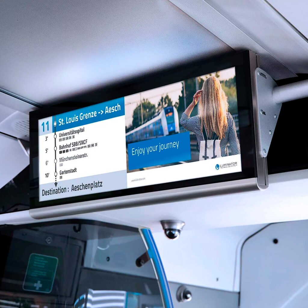 Luminator lança sistema de informação em tempo real para passageiros de ônibus na Suécia 6 23052024 Tecnologias Luminator 2 Secco